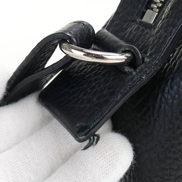 Balenciaga Shoulder Bag Handbag Leather Black - Picture 11 of 12